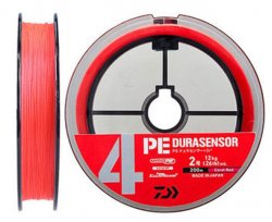 Шнур DAIWA PE Durasensor 4 Braid +Si2 CR 150м р-р 0,6, 0,128мм(Япония)