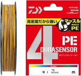 Шнур DAIWA PE Durasensor 4 Braid +Si2 цв.multicolor 200м р-р 1,0, 0,165мм(Япония)