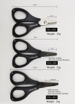 Ножницы BLACK THUNDER Fishing Scissors арт.EOLJ002(Индия)