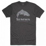 Футболка SIMMS Wood Trout Fill цв.charcoal heather р-р XL(Эль-Сальвадор)