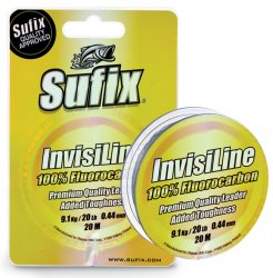 Леска SUFIX Invisiline Fluorocarbon 20м 0,30мм(Китай)