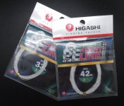 Материал HIGASHI PE Assist Line KD#8 42Lb 3м цв.white(Япония)