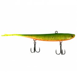 Зимний слаг JIG IT Whale Tail 130мм 22гр. цв.004 Spicy lemon(Китай)