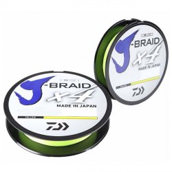 Шнур DAIWA J-Braid X4 цв.yellow 135м 0,17мм(Япония)