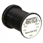 Нить монтажная SEMPERFLI Nano Silk 50D 100м 12/0 цв.black(Великобритания)