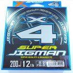 Шнур YGK X-Braid Super Jigman X4 200м р-р 1,2, 0,185мм(Япония)