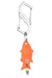 Карабин STREAM TRAIL Magnet Release Fish с магнитом цв.orange ST-025142(Китай)
