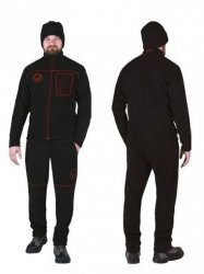 Костюм ALASKAN Royal Fish флис цв.черный р-р XL(Китай)