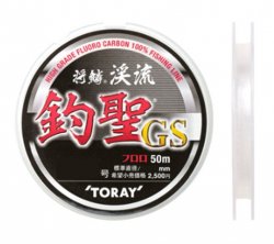 Леска TORAY Keiryu Chosei GS S75T Fluoro 50м р-р 0,4 0,104мм(Япония)