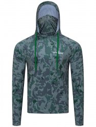 Термофутболка REDBOR Kaper Sahara Hood Mask UV 50+ цв.camo/green р-р M(Россия)