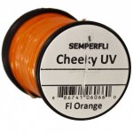 Люрекс SEMPERFLI плоский Cheeky UV 15м цв.orange(Великобритания)
