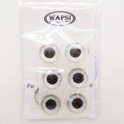 Глаза эпокс. WAPSI 1/2 цв.silver(США)