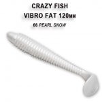 Виброхвост CRAZY FISH Vibro Fat 4,7'' 12см цв.66 кальмар 4шт.(Гонконг)