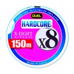 Шнур DUEL PE Hardcore X8 цв.silver 150м р-р 1,0, 0,171мм(Япония)