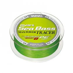 Шнур VARIVAS Sea Bass Max Power Tracer X8 150м р-р 0,8, 0,148мм(Япония)