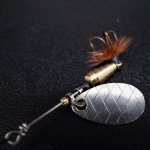 Блесна вращ. ШМАКОВКА Микроб-Х 0,8гр. цв.лат./мат.никель(Россия)