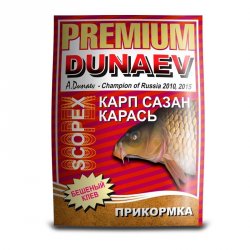 Прикормка DUNAEV-PREMIUM Карп-Сазан-Карась скопекс 1кг(Россия)