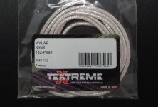 Трубка плетеная TEXTREME Mylar Small цв.132 pearl(Италия)