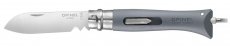 Нож OPINEL №9 VRI Diy grey(нержав.сталь, рукоять пластик, лезвие 8см)(Франция)