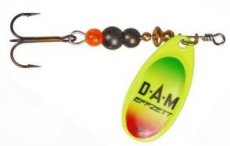 Блесна вращ. DAM Effzett Fluo Spinner 4гр. цв.trio 60669(Польша)
