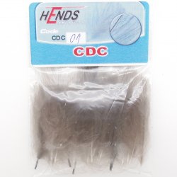 Перья CDC HENDS 25шт. цв.nature gray CDC-25-01(Чехия)