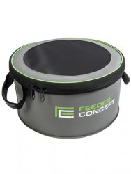 Ведро для замешивания прикормки FEEDER CONCEPT EVA Worm&Groundbait Bucket 12л арт.FC117B(Китай)