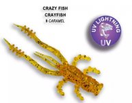 Приманка CRAZY FISH Crayfish 4,5см цв.9 кальмар 8шт.(Гонконг)