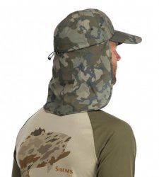 Кепка SIMMS Superlight Sunshield цв.regiment camo olive drab(США)