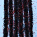 Синтетическое волокно ENRICO PUGLISI Wooly Critter Brush UV 0.50 цв.black/red(США)