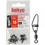 Вертлюг с застежкой SAIKYO SA-305 №7 10шт.(Япония)