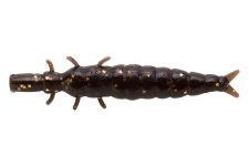 Приманка NIKKO Caddisfly Larvae S 0,9'' 23мм цв.010 brown gold glitter 10шт.(Япония)