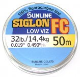 Леска SUNLINE Siglon FC 50м р-р 18,0, 0,70мм(Япония)