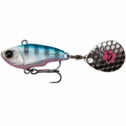 Тейл-спиннер SAVAGE GEAR Fat Tail Spin 8см 24гр. цв.blue silver pink(Китай)