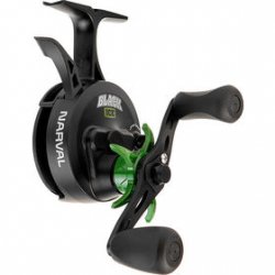 Катушка инерционная NARVAL Frost Black Ice цв.black/olive(Китай)