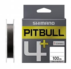 Шнур SHIMANO Pitbull 4+ PE цв.grey 100м р-р 0,15, 0,065мм(Япония)