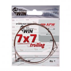 Поводок WIN 7х7 Surfstrand Micro Ultra AFW Trolling 28кг 50см(Россия)