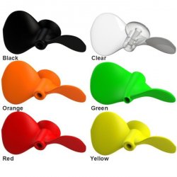 Пропеллер PRO SPORTFISHER Pro Propellers L 17мм цв.Orange 8шт.(Норвегия)