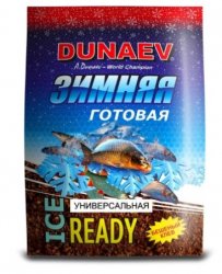 Прикормка DUNAEV зимняя Ice-Ready Универсальная 0,5кг(Россия)