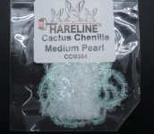 Синель HARELINE Cactus medium цв.pearl(США)