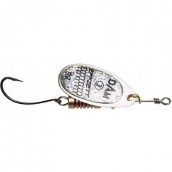 Блесна вращ. DAM Effzett Spinner Single Hook 6гр. цв.silver/glitter 5120-403(Польша)