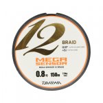 Шнур DAIWA Mega Sensor 12 Braid +Si 150м р-р 1,0, 0,165мм(Япония)