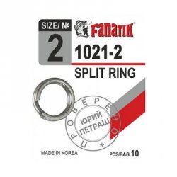 Кольцо заводное FANATIK 1021 №6 10шт.(Китай)