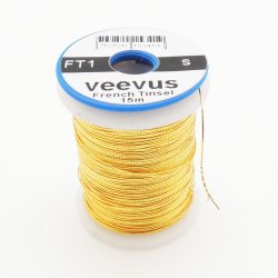 Люрекс VEEVUS oval x-small 20 м цв.gold(Дания)