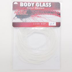 Материал для тела HENDS Body Glass Half Round 1,2мм цв.transparent BGP-01(Чехия)