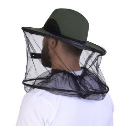 Шляпа AQUATIC Anti-Mosquito UV 50+ складная КА-19X цв.хаки(Россия)