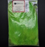 Перья из скальпа петуха WAPSI Neck Hackle цв.fluo chartreuse(США)