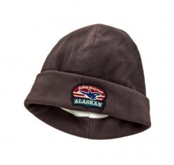Шапка ALASKAN Black Salmon флис цв.серый(Китай)