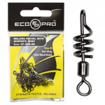 Вертлюг с застежкой ECOPRO Rolling Swivel with Screwed Snap EP-308 №08 10шт.(Китай)