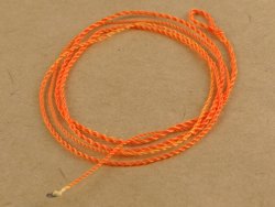 Подлесок Furled Leader HENDS Czech Nymph 40см 1,5 ft 3x цв.fluo orange(Чехия)