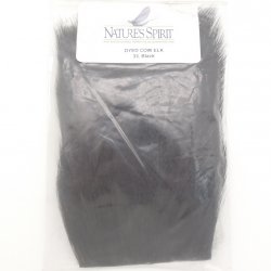 Мех лося NATURE'S SPIRIT Dyed Cow Elk 3x4 цв.black(Канада)